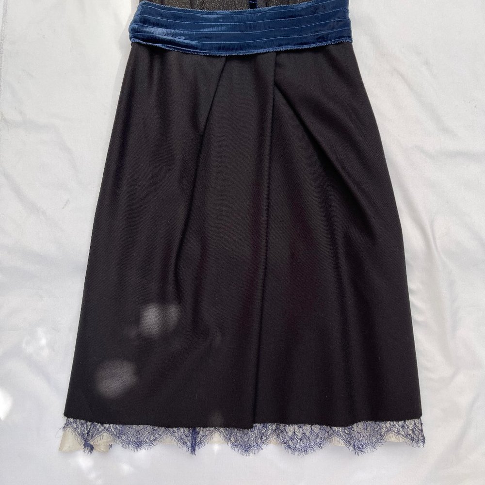 Auc Nina Ricci wool lace and velvet dress IT36 - Picture 7 of 14